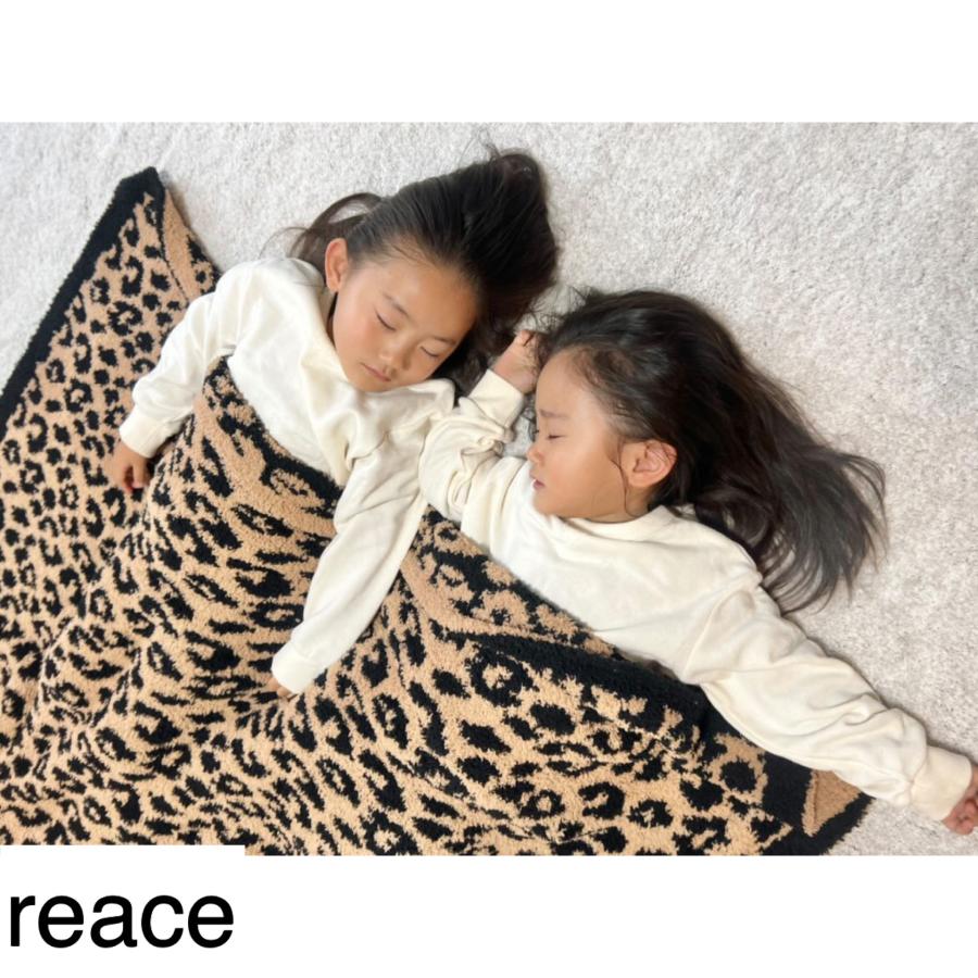 ヒョウ柄 ブランケット 膝かけ おしゃれ レオパード ハーフ