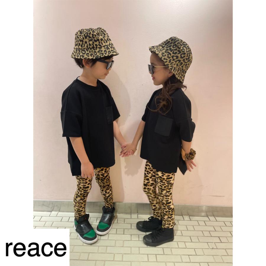キッズ バケットハット 帽子 ヒョウ柄 レオパード アニマル バケハ