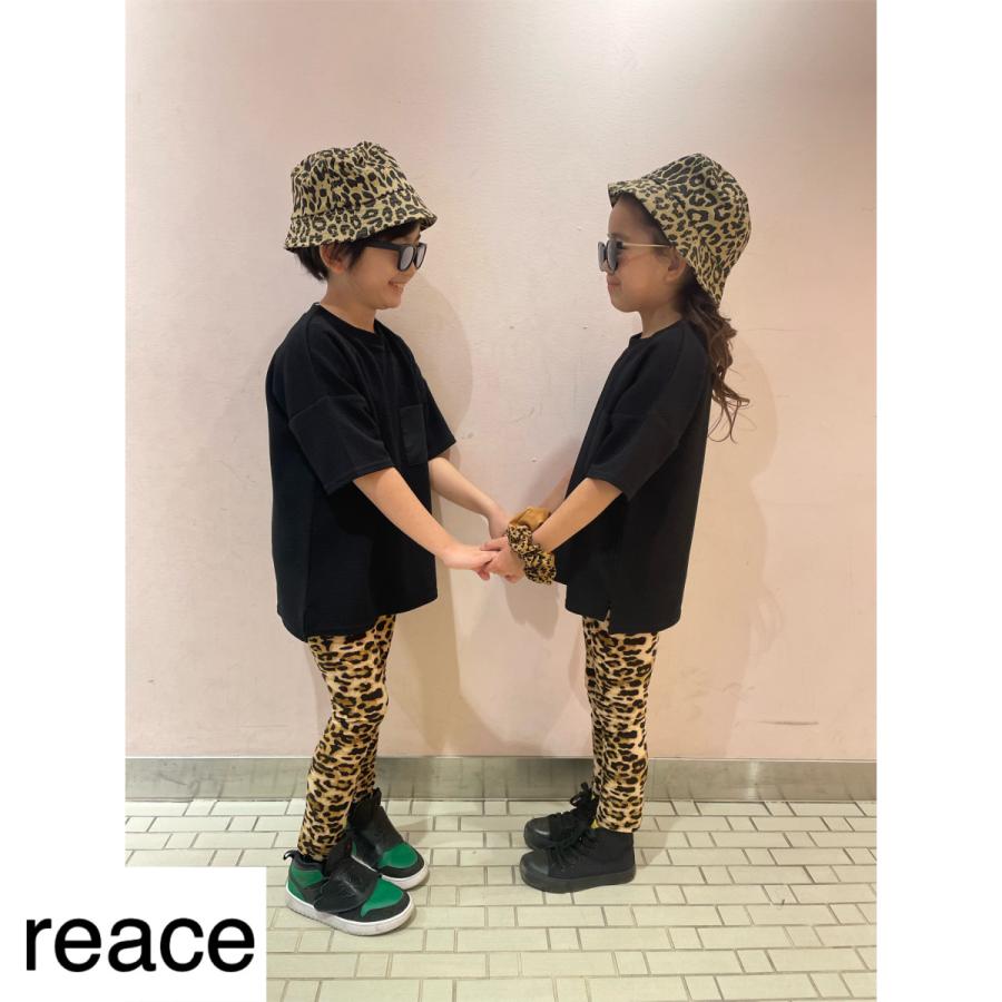 キッズ バケットハット 帽子 ヒョウ柄 レオパード アニマル バケハ