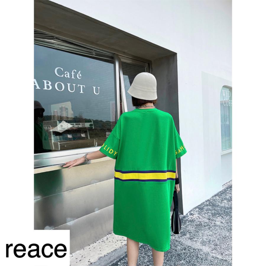 オーバーサイズ ワンピース ビッグサイズ tシャツワンピ トレンド