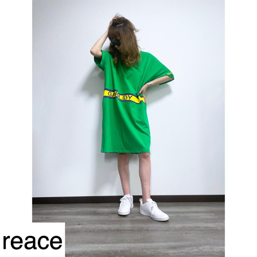 オーバーサイズ ワンピース ビッグサイズ tシャツワンピ トレンド