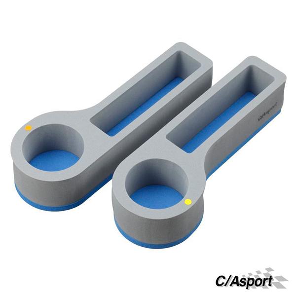 POLO/ポロ（AW） C/A sport ドリンクホルダー 左右SET ブルーグレー | フォルクスワーゲン | 01