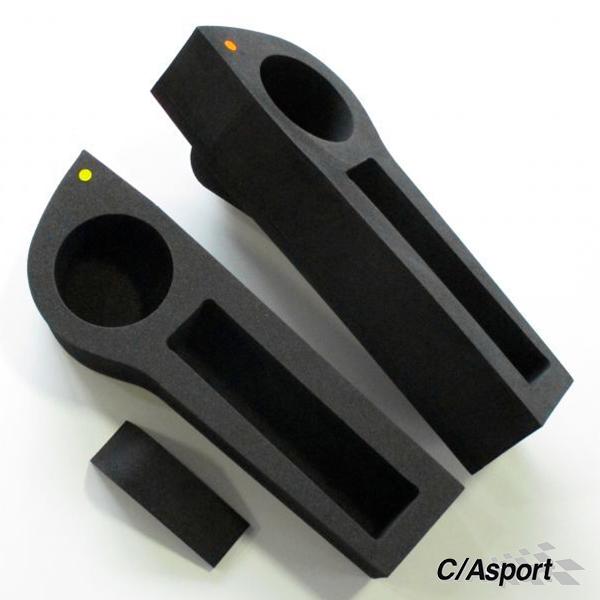 GOLF8/ゴルフ8 C/A sport ドリンクホルダー 左右SET ブラック | フォルクスワーゲン | 01