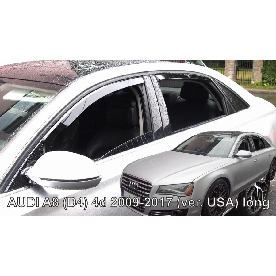 AUDI A8 D4 LONG 4ドア 2009年〜2017年 HEKO ドアバイザー フロント&リア用 | Audi