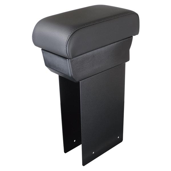 フィアット 500/500C 312 アームレスト コンソール ブラック/ブラック ステッチ 1p Wood Company ウッドカンパニー | FIAT