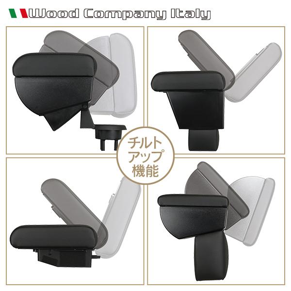 アウディ TT 8J 2006-2015 アームレスト コンソール ブラック/ブラック ステッチ 1p Wood Company ウッドカンパニー | Audi | 02