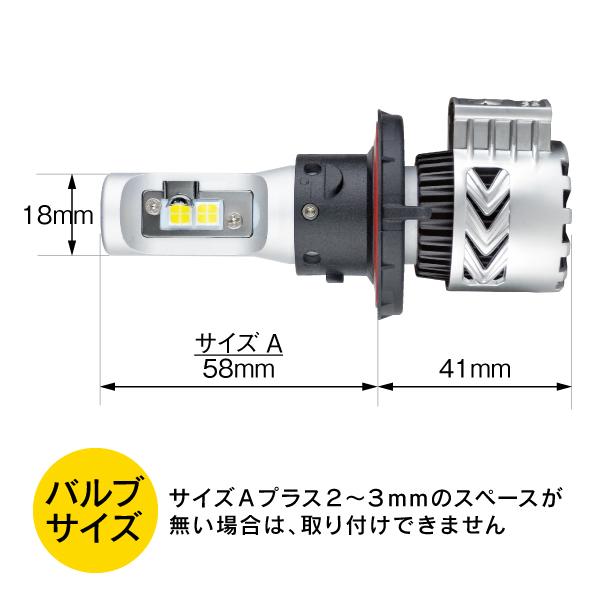 R.A.C 汎用LED 6700ケルビン 6000ルーメン 12V36W H13装着車用 |  | 01