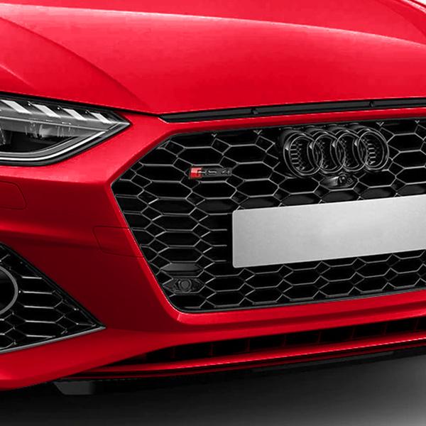 アウディ 本国純正 フロント エンブレム ブラック RS4 B9 8W | Audi | 02