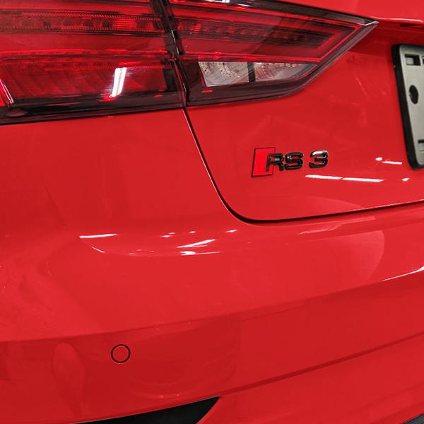 アウディ 本国純正 リア エンブレム ブラック RS3 8V | Audi | 01