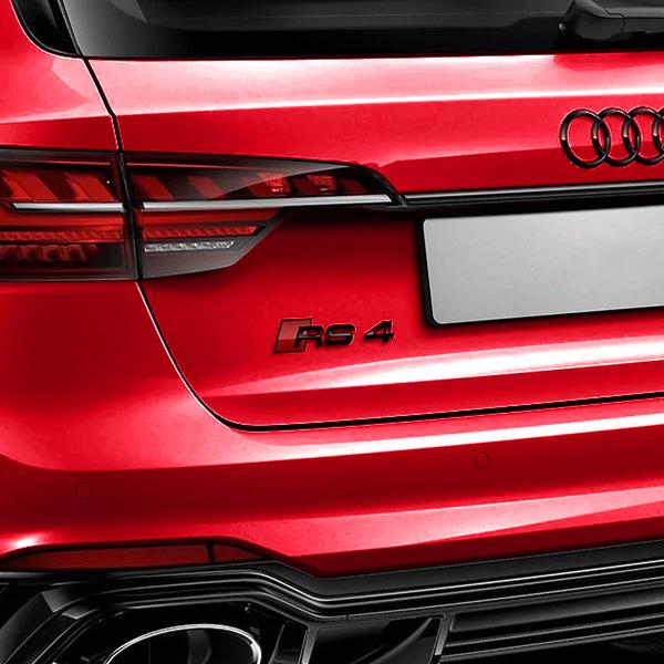 アウディ 本国純正 リア エンブレム ブラック RS4 B9 8W | Audi | 01