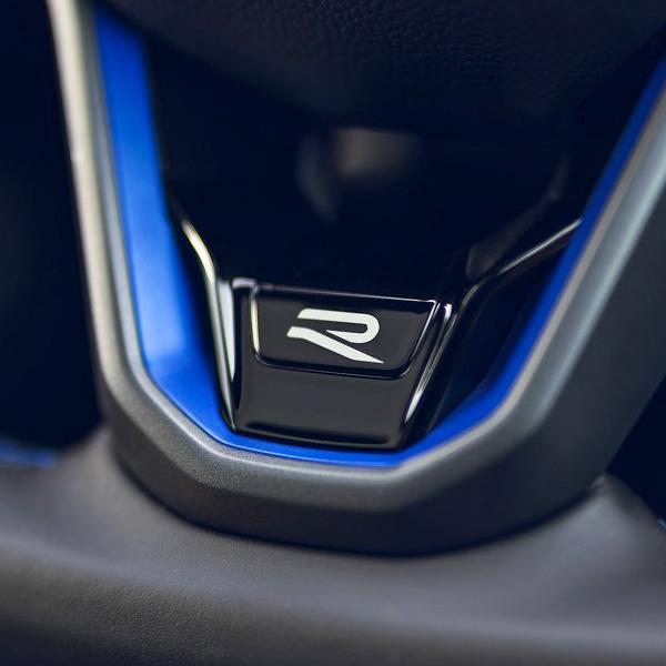 VW純正 Rロゴ ステアリングホイール トリム ブルー 5H0419659DTCB フォルクスワーゲン ティグアン AD1 5N 2021- | フォルクスワーゲン | 03