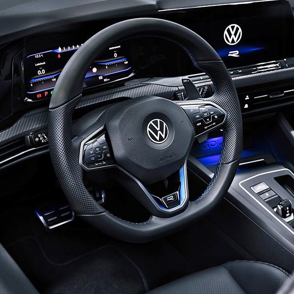 VW純正 Rロゴ ステアリングホイール トリム ブルー 5H0419659DTCB フォルクスワーゲン ティグアン AD1 5N 2021- | フォルクスワーゲン | 04