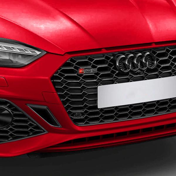 アウディ 本国純正 フロント エンブレム ブラック RS5 F5 マイナーチェンジ後車用 | Audi | 02