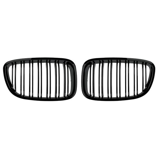 BMW 5シリーズ F07 グランツーリスモ 2009年〜2017年 R.A.C Mルック ツインフィン グリル マットブラック | BMW