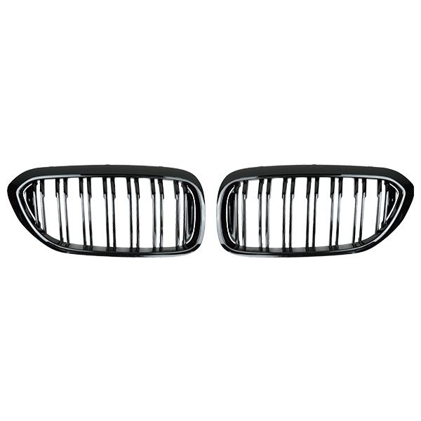 BMW 5シリーズ G30 セダン 2017年〜2023年 ※要適応車種確認 R.A.C Mルック ツインフィン グリル グロスブラック | BMW