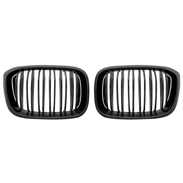 BMW X4 G02 2018年〜2021年 R.A.C Mルック ツインフィン グリル マットブラック | BMW