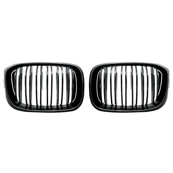 BMW X4 G02 2018年〜 R.A.C Mルック ツインフィン グリル グロスブラック | BMW