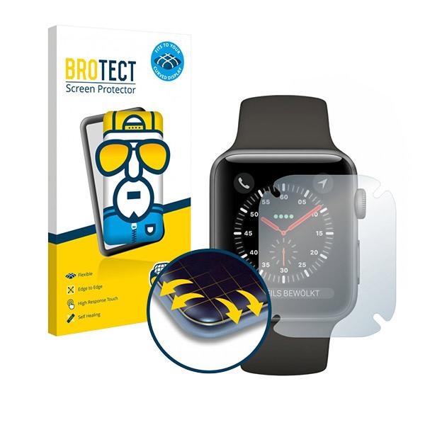 アップルウォッチ シリーズ3 38mm BROTECT ブロテクト FLEX 保護フィルム(2枚入) | Apple Watch