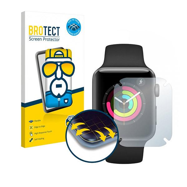 アップルウォッチ シリーズ3 42mm BROTECT ブロテクト FLEX 保護フィルム(2枚入) | Apple Watch