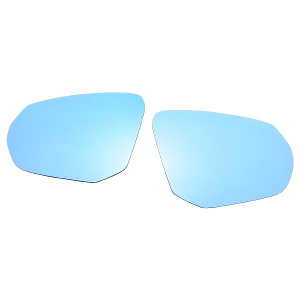 アウディ Q3 F3 2020年〜 R.A.C ワイドビュー ブルー ドアミラー レンズ 純正交換タイプ | Audi