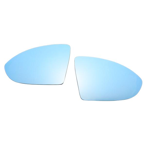 フォルクスワーゲン トゥーラン 5T 2016年〜 R.A.C ワイドビュー ブルー ドアミラー レンズ 純正交換タイプ | フォルクスワーゲン