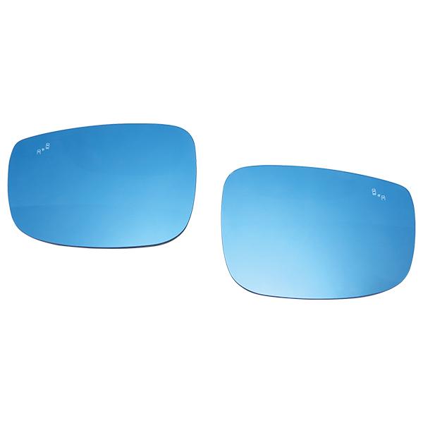 マツダ CX-8 KG2P 2017年〜 ※ブラインド スポット モニター装備車用 R.A.C ワイドビュー ブルー ドアミラー レンズ 純正交換タイプ | マツダ