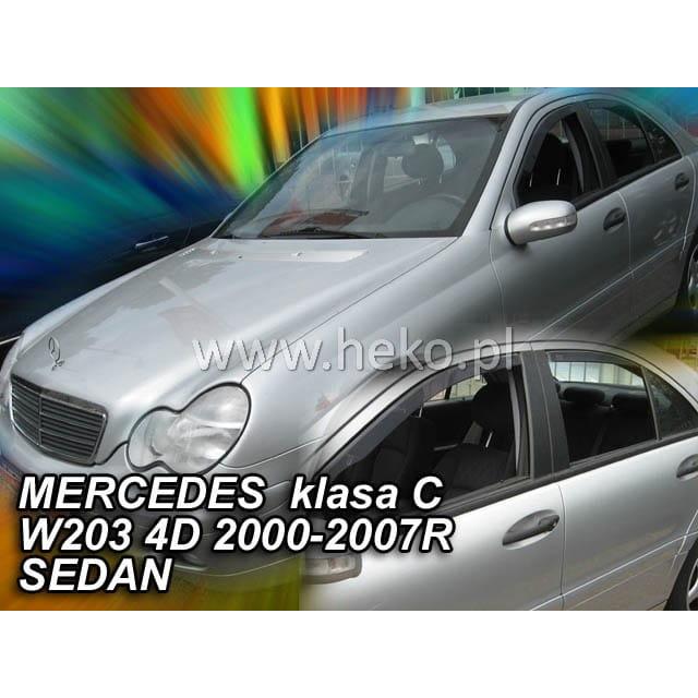 MERCEDES BENZ C-CLASS W203 4ドア SEDAN 2000年〜2007年 HEKO ドアバイザー フロント&リア用 | Mercedes-Benz