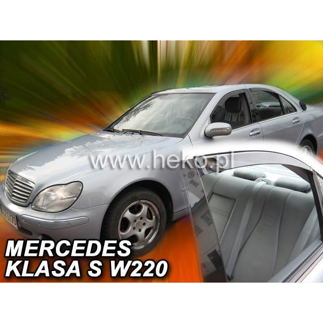 MERCEDES BENZ S-CLASS W220 4ドア SHORT 1999年〜2005年 HEKO ドアバイザー フロント&リア用 | Mercedes-Benz