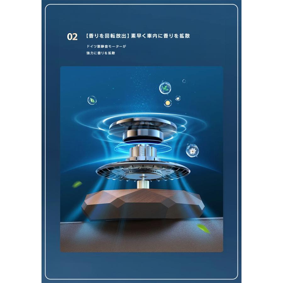 車載用芳香剤！！ R.A.C ソーラーファン アロマディフューザー ウォルナット/クリスタルカット ※アロマオイルは付属していません |  | 09