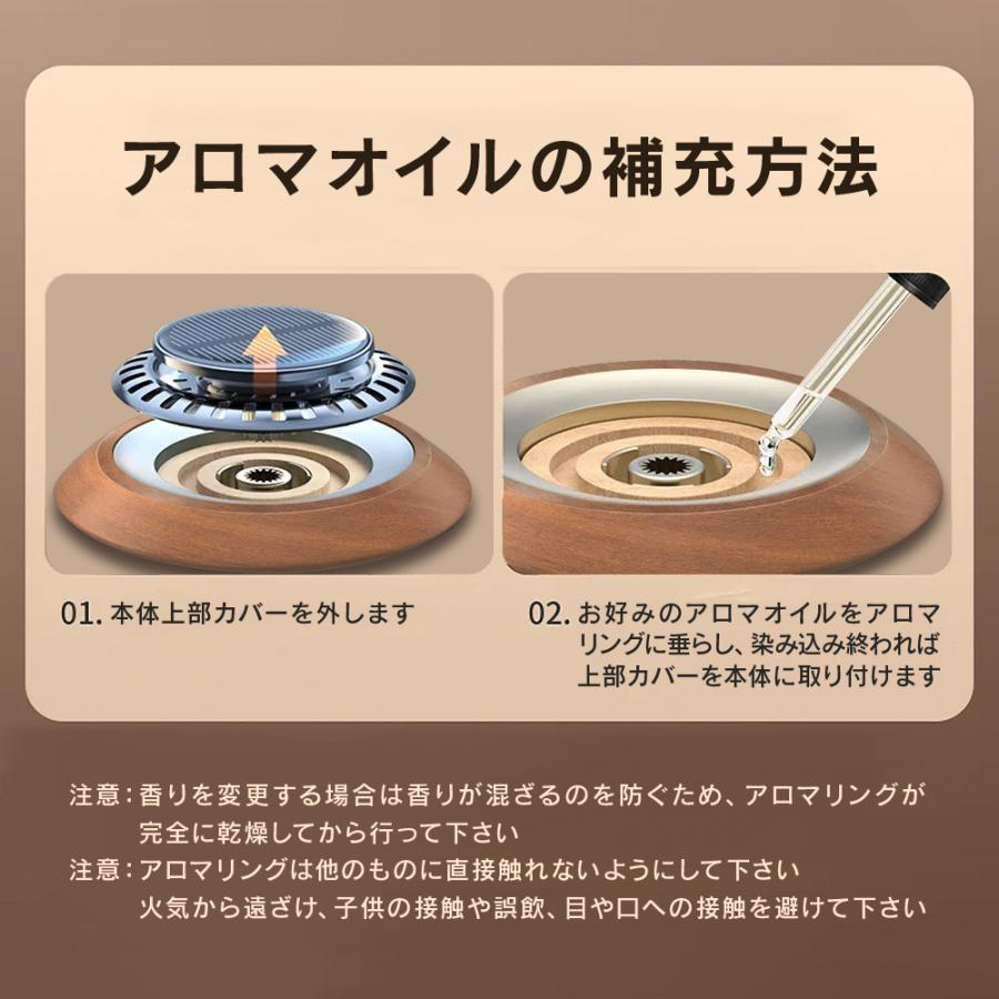 車載用芳香剤！！ R.A.C ソーラーファン アロマディフューザー ウォルナット/プレーン ※アロマオイルは付属していません |  | 06