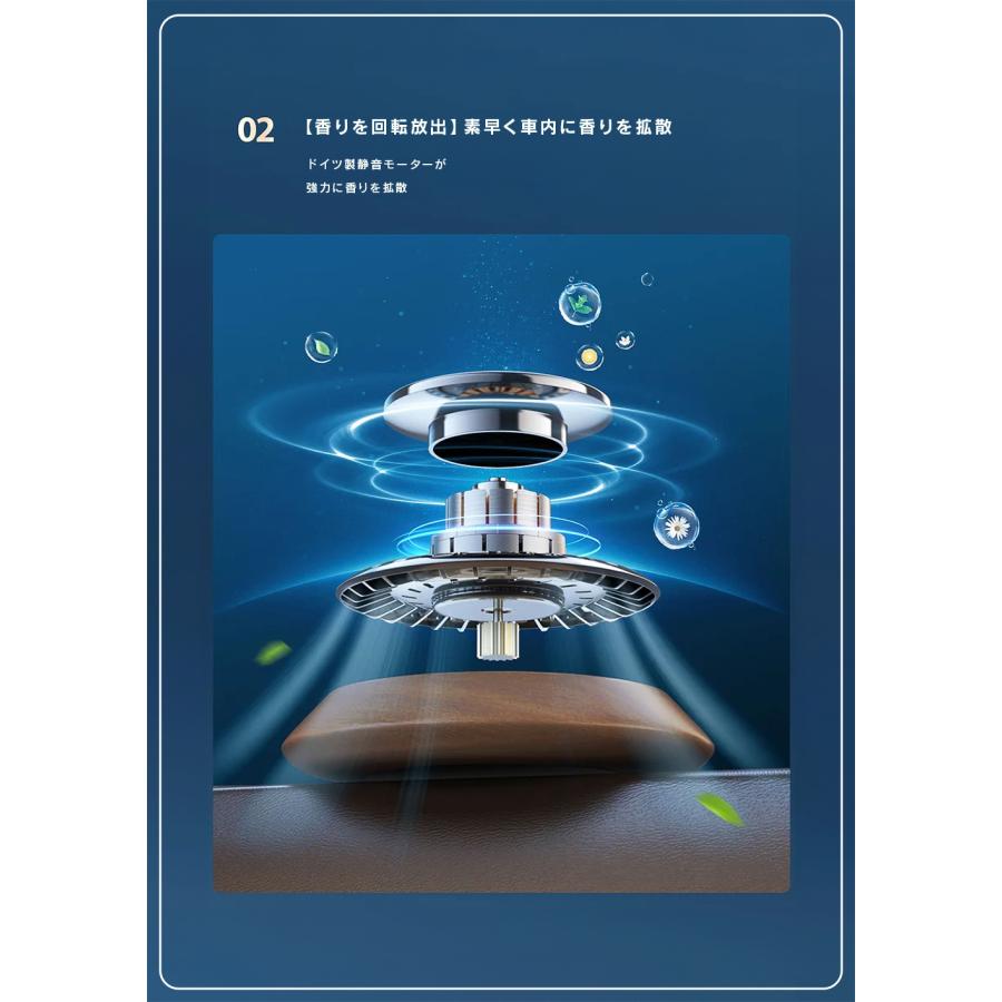 車載用芳香剤！！ R.A.C ソーラーファン アロマディフューザー ウォルナット/プレーン ※アロマオイルは付属していません |  | 09