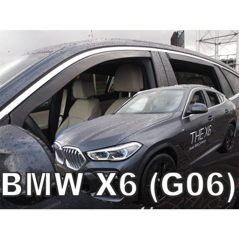 BMW X6 G06 SUV 2020年〜 HEKO ドアバイザー フロント&リア用 | BMW