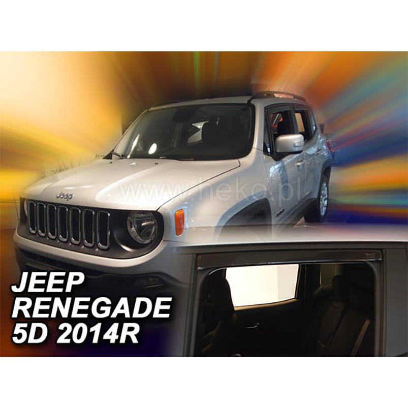 ジープ レネゲード BU/BV SUV 2015年〜 HEKO ドアバイザー フロント&リア用 | Jeep