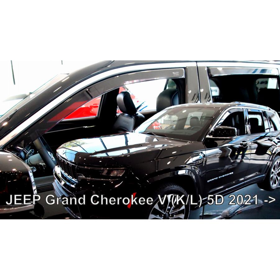 ジープ グランド チェロキー WL SUV ショートボディ 2022年〜 HEKO ドアバイザー フロント&リア用 | Jeep