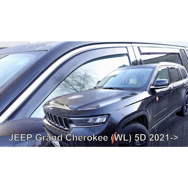 JEEP ジープ グランド チェロキー WL SUV ロングボディ 2022年〜 HEKO ドアバイザー フロント&リア用
