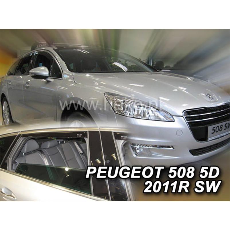 プジョー 508 W2 ステーションワゴン 2011年〜2019年 HEKO ドアバイザー フロント&リア用 | PEUGEOT
