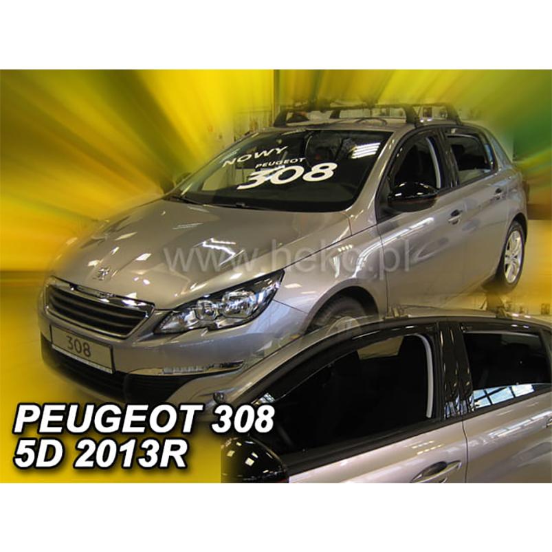プジョー 308 T9 ハッチバック 2014年〜 HEKO ドアバイザー フロント&リア用 | PEUGEOT