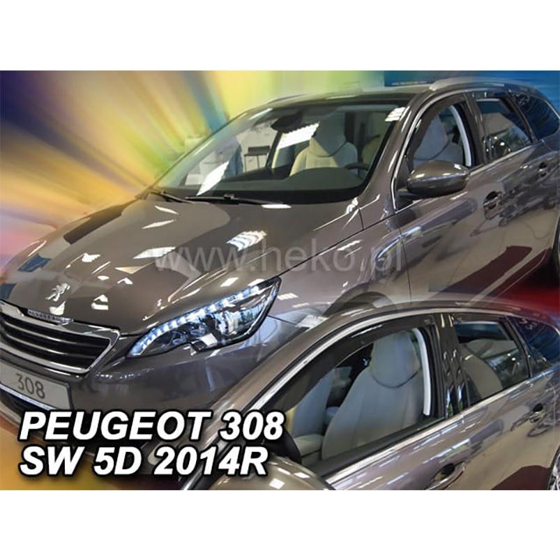 プジョー 308 T9 ステーションワゴン 2014年〜 HEKO ドアバイザー フロント&リア用 | PEUGEOT