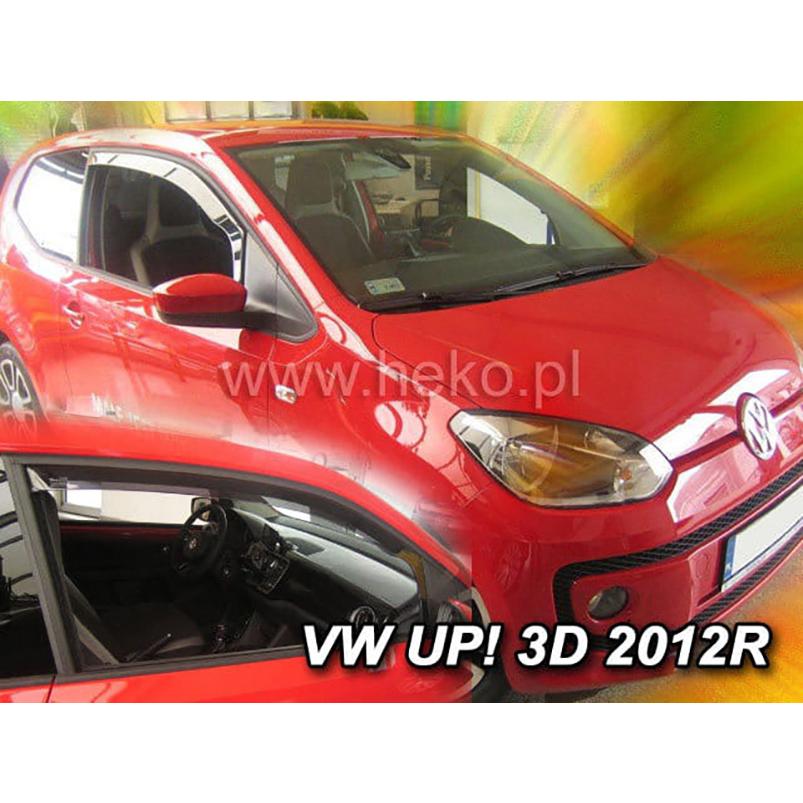 フォルクスワーゲン アップ AA ハッチバック 3ドア 2012年〜2020年 HEKO ドアバイザー フロント用 | フォルクスワーゲン
