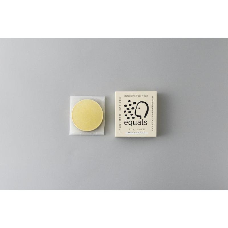equals イコールズ バランシング ファイス ソープ 椿シード+セラミド (もっちり しっとり) | 