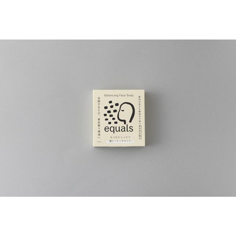 equals イコールズ バランシング ファイス ソープ 椿シード+セラミド (もっちり しっとり) |  | 01