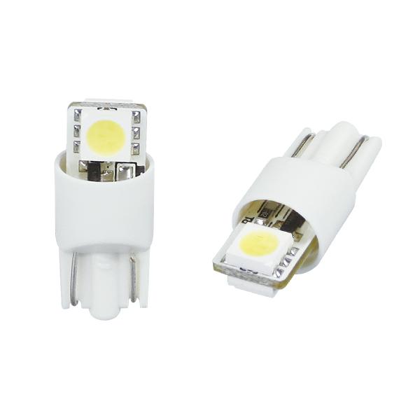 R.A.C LED W5W T10 12V5W ウェッジ 両面発光 発光色 ホワイト 10個入り |  | 01