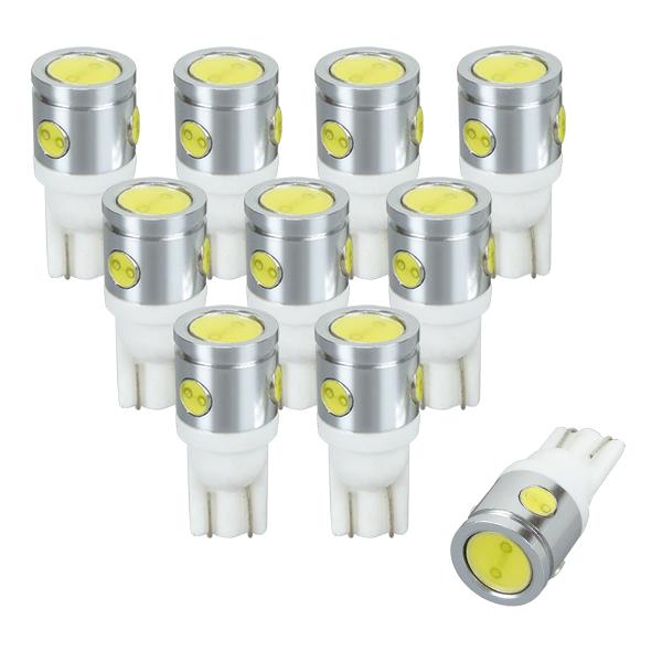 R.A.C LED W5W T10 12V5W ウェッジ 発光色 ホワイト 10個入り | 