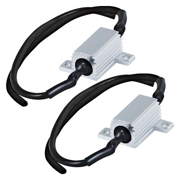 R.A.C LED用 ハイフラ 制御 ノンフラ 制御 バルブ切れ警告灯 制御用 キャンセラー 5W-10W用 メタルクラッド抵抗 | 