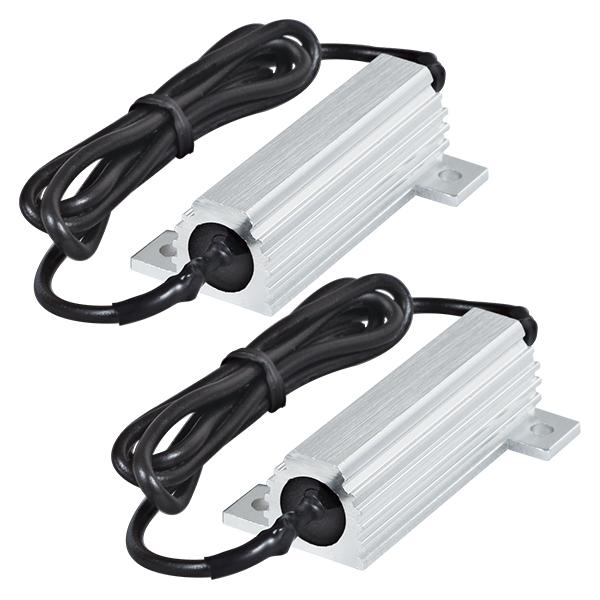 R.A.C LED用 ハイフラ 制御 ノンフラ 制御 バルブ切れ警告灯 制御用 キャンセラー 21W-27W用 メタルクラッド抵抗 | 