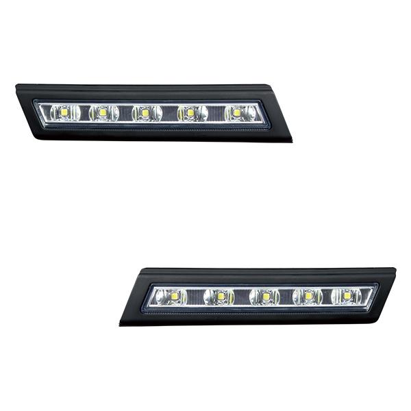 VW フォルクスワーゲン ゴルフ6 1K 2009年〜2013年 R.A.C エアインテイク付 LEDデイライト | 