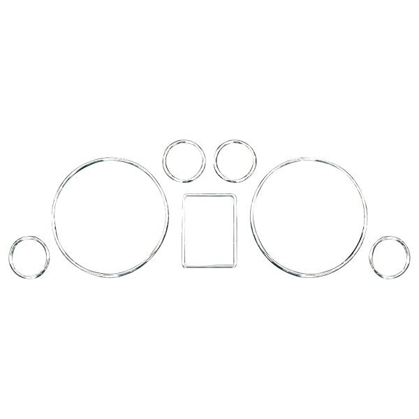 アウディ A4 B5 8D 1995-2001 R.A.C メーター トリム クロム | Audi | 01