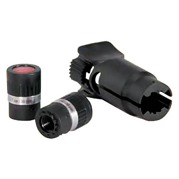 R.A.C ゲージ付き タイヤ バルブ キャップ 2.3bar用 2個入り | 