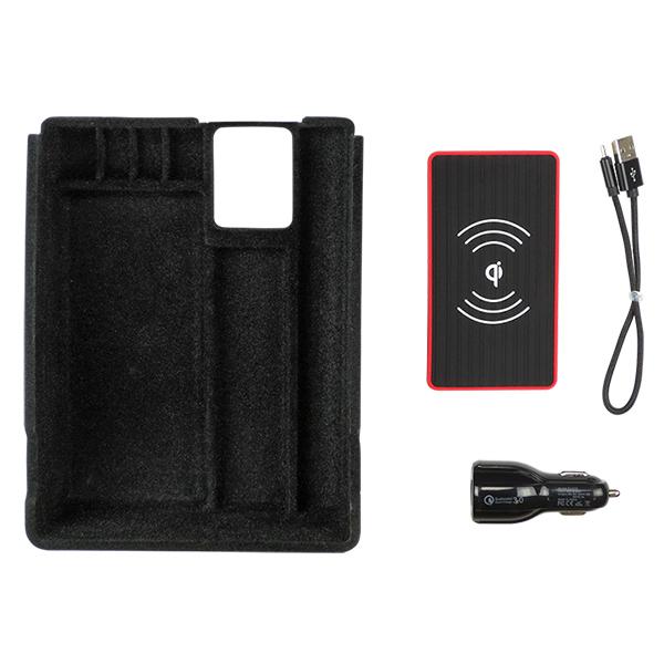 日産 エクストレイル NT32/T32 2013-2022 R.A.C 車種専用センターコンソールトレイ Qi(チー)機能付き | 日産 | 02