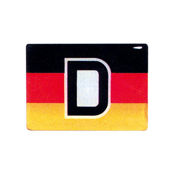 【新品/廃盤品/在庫限り】 (ドイツ Herbert Richter製） R.A.C クリスタル デコエンブレム  フラッグ Dマーク | 